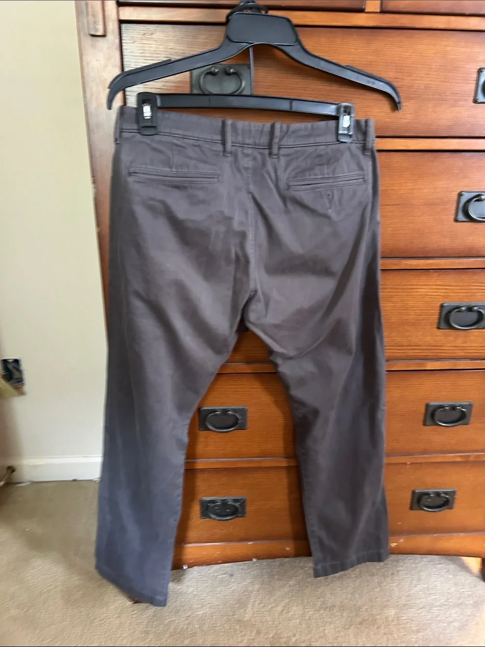 J. Crew Men's Charcoal Gray Chino Pants